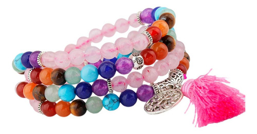 Nupuyai Unisex 108 Cuentas De Oración De Buda Pulsera De Cri