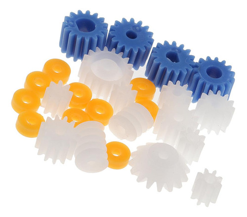 26 Plástico Diy Engranaje Motor Kit Modelo De Robot Para