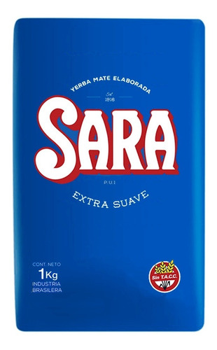 Yerba Mate Sara Extra Suave 2 Kg