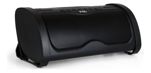 Bocina Portatil Fol Fs-r203 Bluetooth Recargable 9w X2 Negro