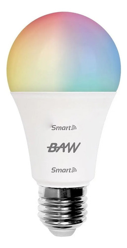 Lampara Led Smart Bulbo Rgb Wifi Baw E27 10w R