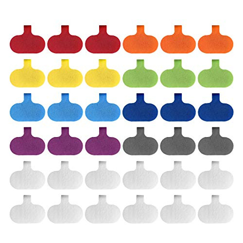 Cable Labels By , Regular, Multi-color (36 Pack) - Writ...