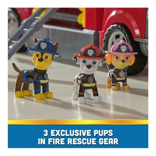 Paw Patrol Camión De Bomberos Ultimate Rescue Con Escalera