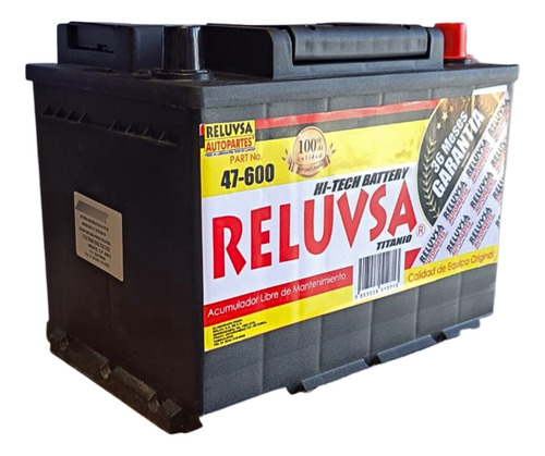 Batería Acumulador Reluvsa P/ Kia Seltos 1.6l 2020 2021 2021