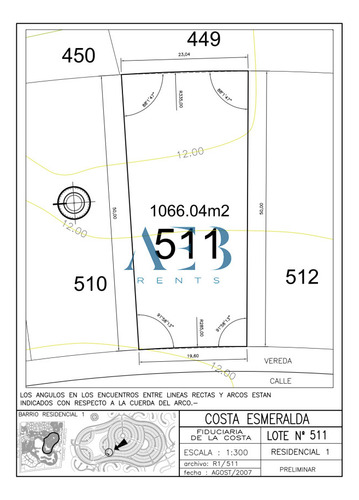 Venta De Terreno Barrio Residencial I En Costa Esmeralda