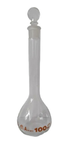 Matraz Volumétrico Forma Baja, 100 Ml, Jennson.
