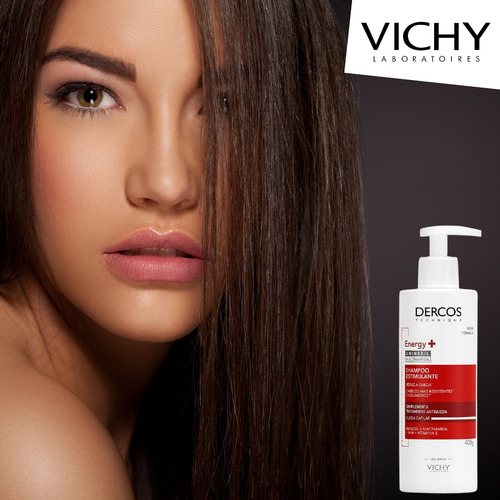 Shampoo Dercos Vichy Antiqueda Energizante 400 Ml