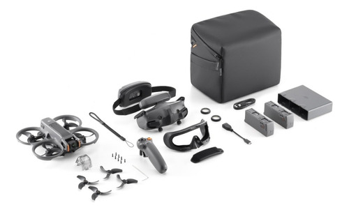 Dji Avata 2 Fly More Combo 3baterias, Color Gris Oscuro