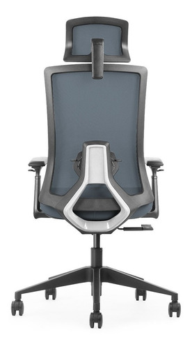 Imagen 4 de 5 de Silla Ergonomica Gerencial Modelo Atenas Dark Grey Decorplas