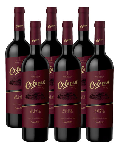Vino Tinto Colomé Estate Malbec 6x750 Ml