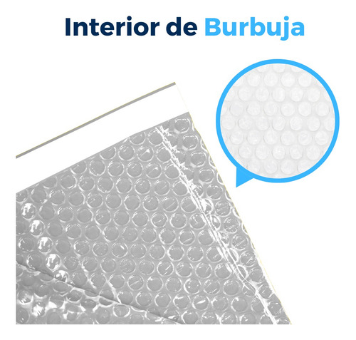 20 Sobres De Burbuja Metálicos Para #4 | 34x24 Cm/2