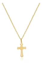 Comprar Pingente Cruz São Bento Mini + Corrente Bailarina Ouro 18k