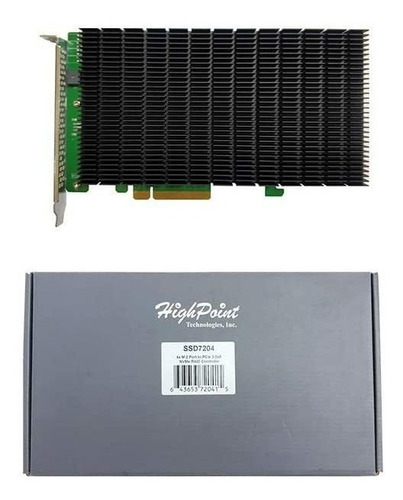 Highpoint Ssd7204 Nvme Controlador Raid