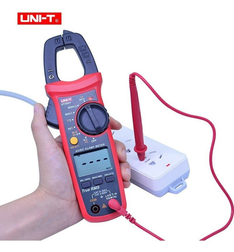 Amperímetro de corriente True Rms AC/DC max/min-NCV UNI-T Ut204