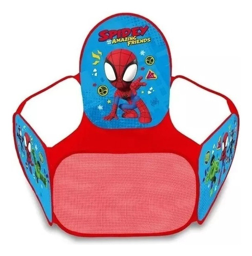  Pelotero Infantil Spidey Disney Plegable C Bolsito Jeg 5516