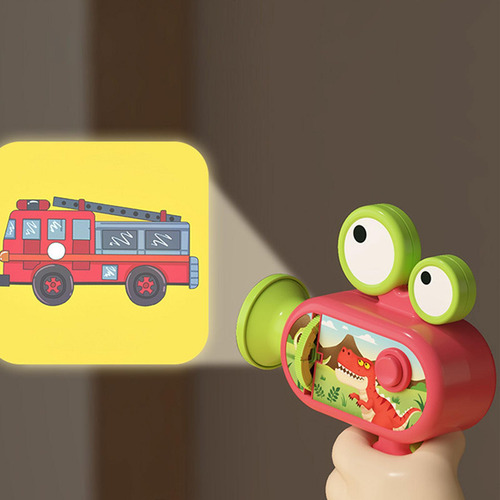 Proyector De Linterna Juguete Lindo Regalo Para Niños Rojo