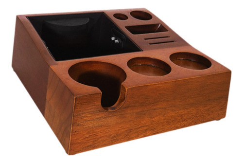 Organizador De Madera Espresso Tamping Station Para Hotel
