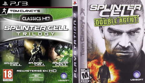 Splinter Cell Trilogy Hd + Double Agent ~ Ps3 Español 