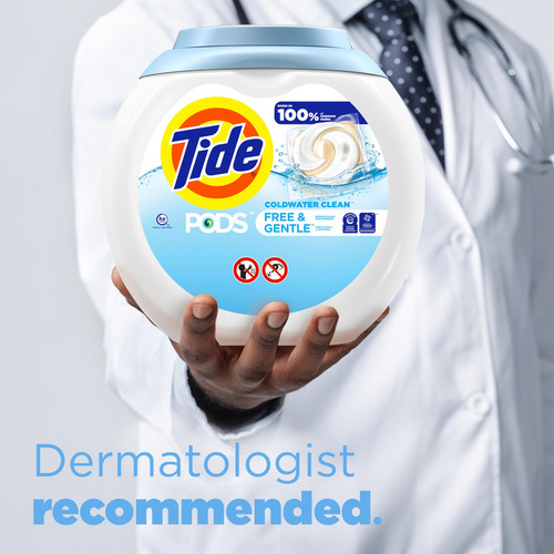 Sabonete Em Pó Em Cápsulas Tide Pods Free & Gentle 81 Unidad
