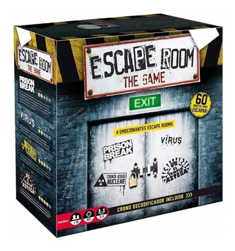 Imagen 1 de 10 de Juego De Mesa Sala De Escape Room Español Original Ingenio