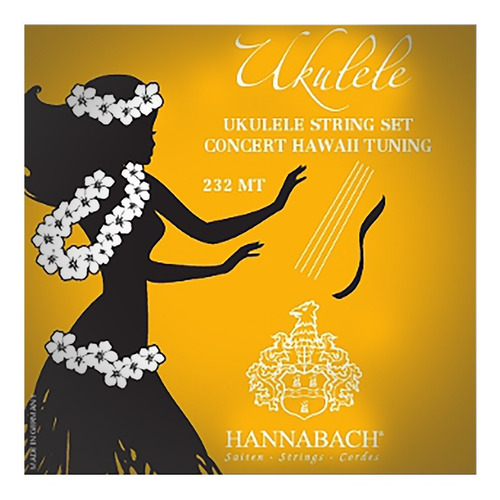 Imagen 2 de 6 de Encordado Ukelele Concierto Hannabach 232mt - Om