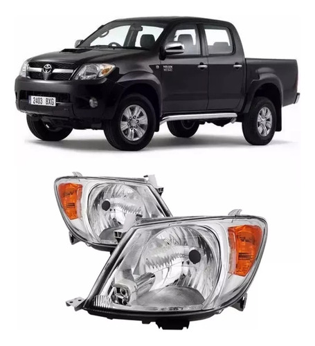 Juego De Optica Toyota Hilux Srv 2005 2006 2007 2008