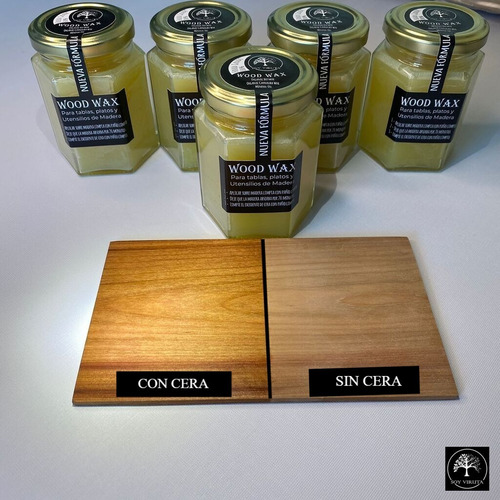 Imagen 2 de 4 de Cera De Carnauba Y Abejas, Sellador Para Maderas Y Cueros.
