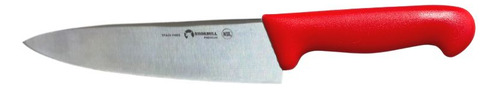 Cuchillo Chef 8 Rojo Shorbull Acero Inox Profesional 20 Cm
