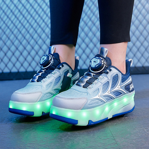 Zapatilla Heelys De Cuatro Ruedas Para Niños Con Luces
