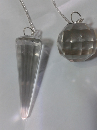 Imagen 7 de 10 de 162se Vende Pendulos De Cristal De Cuarzo Original Facetados