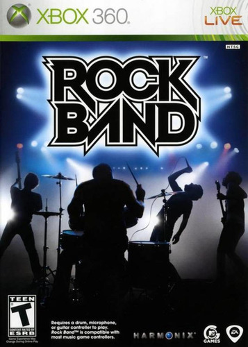 # Rock Band Xbox 360 Midia Fisica Original Microsoft X360 Nf (Recondicionado)