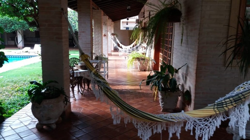 Excelente Casa Para Venda No Jardim Recreio Na Av. Candido Pereira Lima, 4 Dormitorios Sendo 2 Suites, Varanda Gourmet E Piscina Em 900 M2 Total - Ca01617 - 68987311