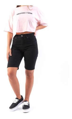 Bermuda Dc Mujer Walkshort Biker Black - Wetting Day