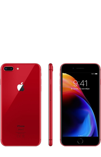 Celular Apple Novo iPhone 8 Plus Vermelho 64gb Red Product