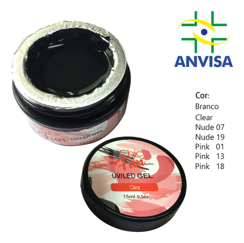Unhas De Gel Alongamento Uv Led Acrigel 15ml C/ Reg. Anvisa