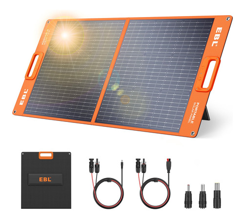 Ebl Solar Apollo Panel Solar Portatil De 100 W (actualizado)