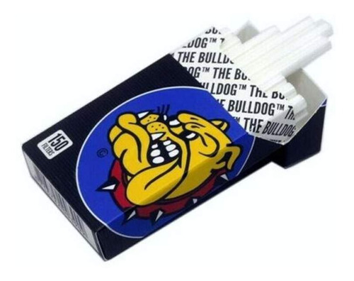Imagem 3 de 4 de Filtro Para Cigarro Bulldog Extra Slim Caixa Com 150