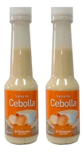 Pack X2u Botellita De Salsa De Cebolla 180 Ml La Parmesana