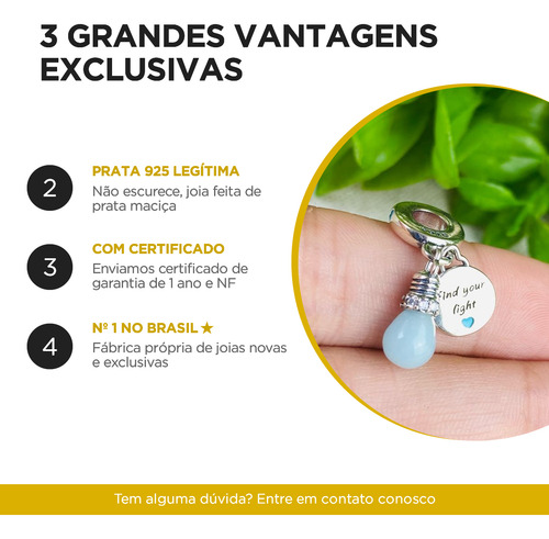 Berloque Viagem Ao Mundo Em Prata 925 Premium
