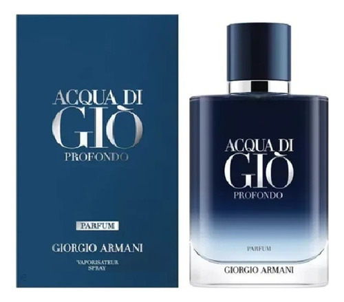 Perfume Armani Acqua Di Gio Profondo Parfum 100ml Hombre Imp