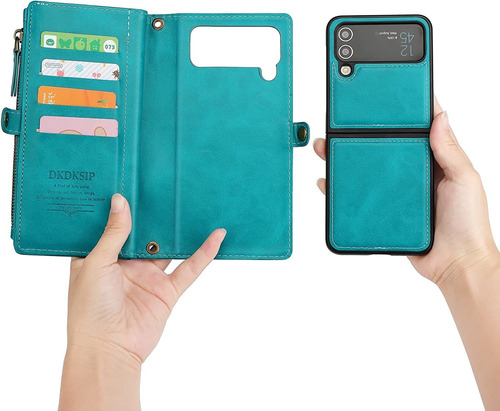 Dkdksip Samsung Galaxy Z Flip 4 5g Wallet Case (2022 Release