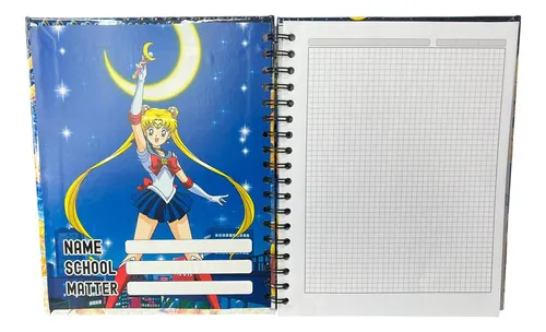 Cuadernos Argollados Una Materia Sailor Monn