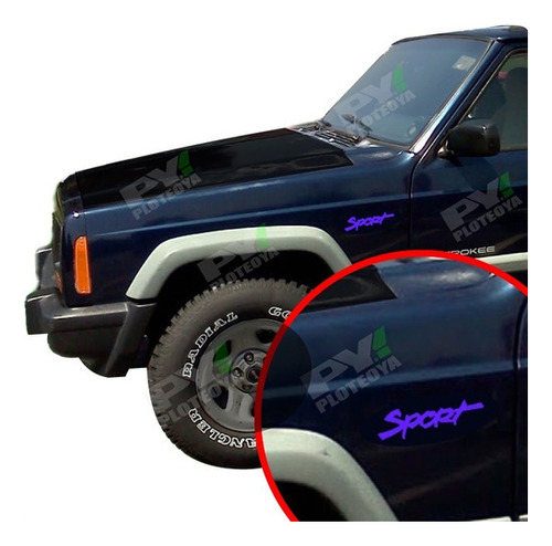 Calcos Sport Compatible Para Jeep Cherokee - Ploteoya