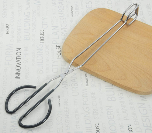 2pcs Pinzas Para Barbacoa De Acero Inoxidable Extra Largas