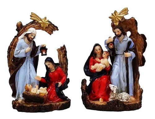 Nacimiento Pesebre Navidad 12.5cm 2unid 529-32202 Religiozzi