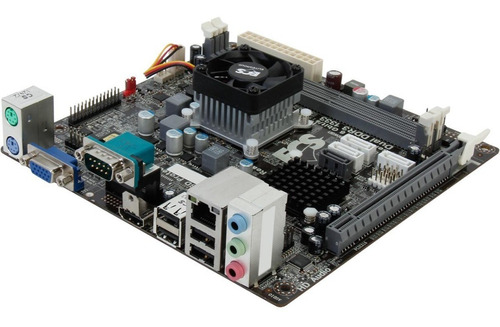 Tarjeta Madre + Cpu Ecs Nm70-i2 Intel Celeron