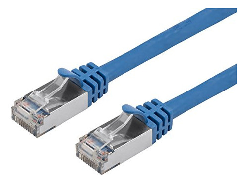 Cable Ethernet Cat7 - 10 Pies - Azul | Flexboot Rj45 -