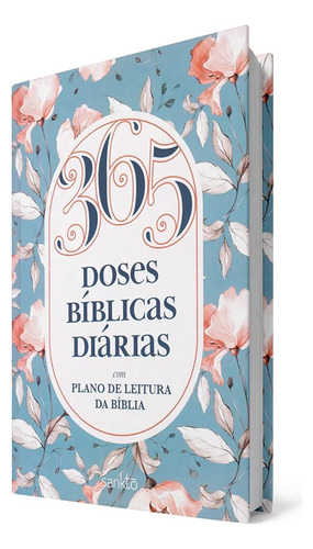 Devocional 365 Doses Bíblicas Diárias | Capa Dura Floral