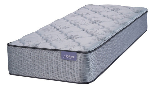 Imagen 2 de 9 de Sommier Ecocuero Og + Colchon Inducol Onix 90x190