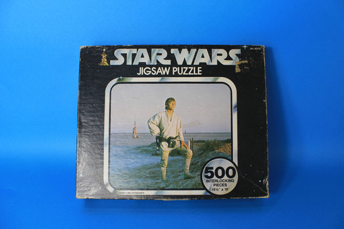 Star Wars Jigsaw Puzzle Luke Skywalker Kenner 1977 (Usado)